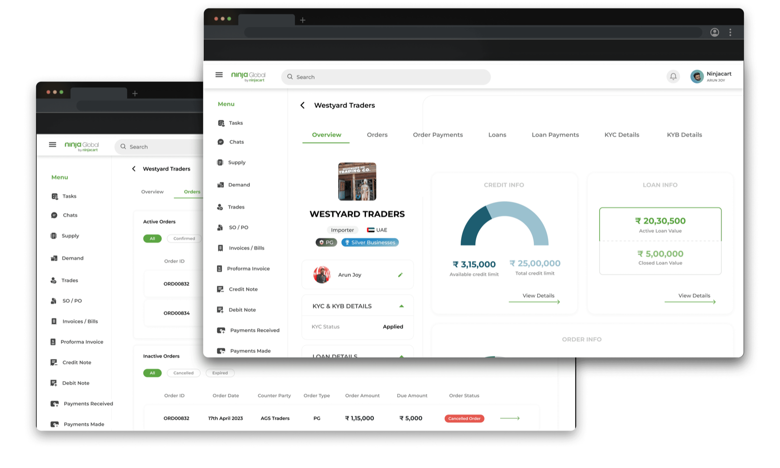 Onboard, track and maintain the customer base