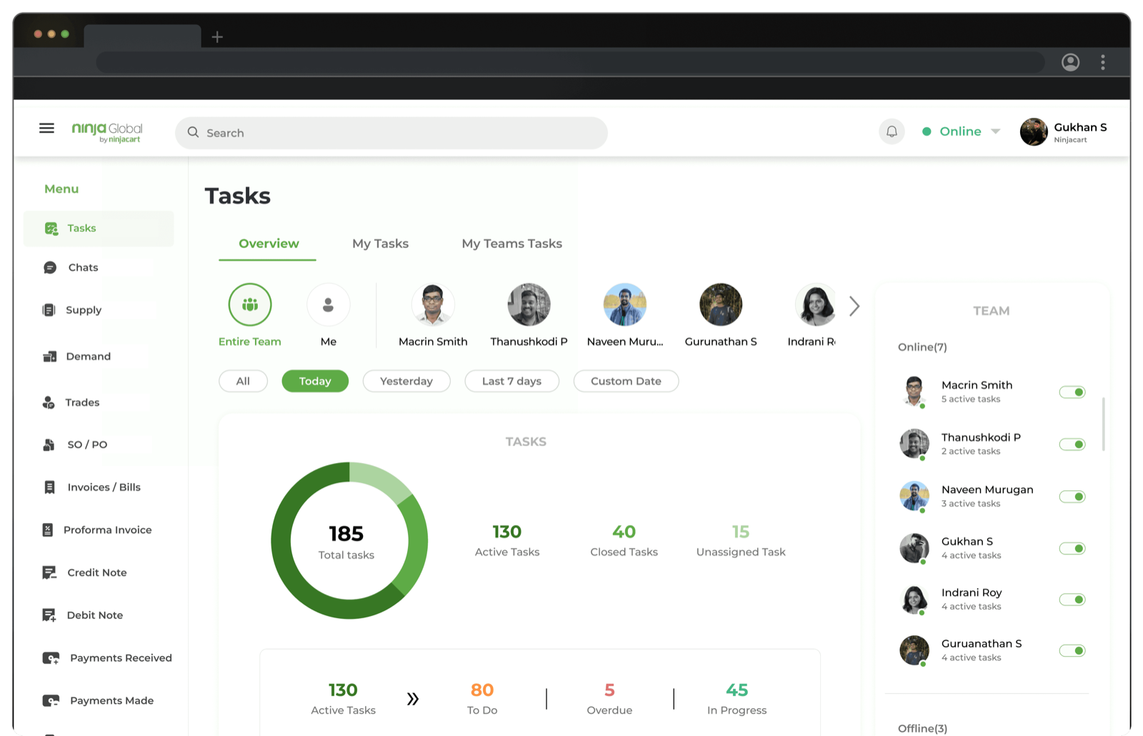 Lead inventory management