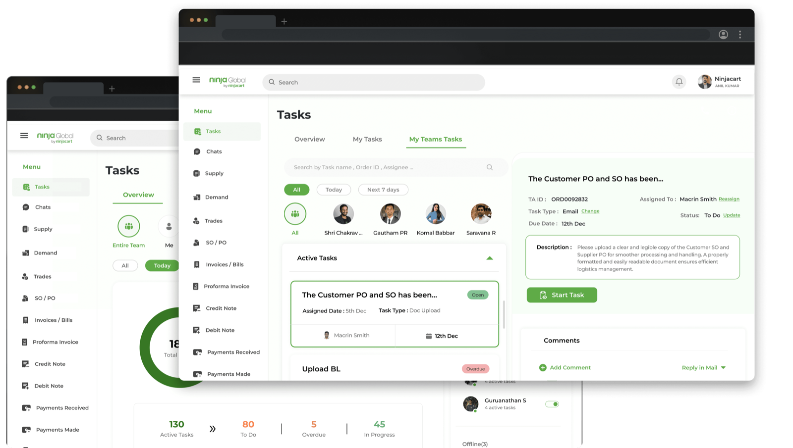 Manage your team and your own tasks in one place