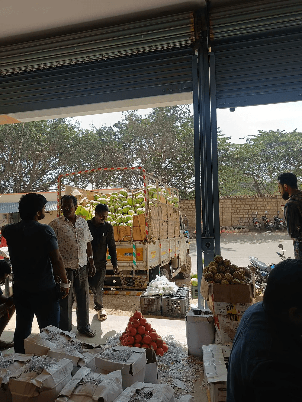 Huskur market visit